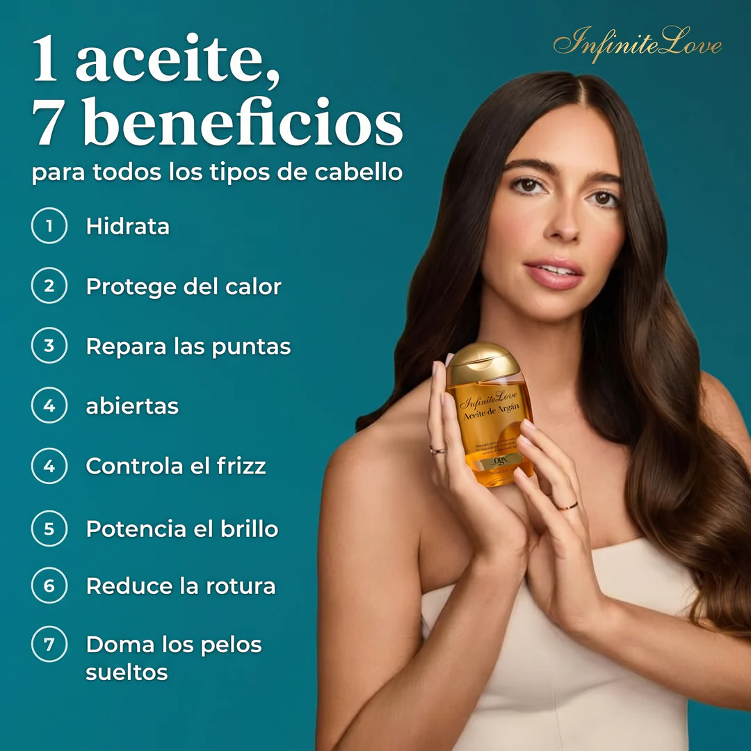 Aceite de Argán Reparador – Brillo, Suavidad y Cabello Sin Frizz - Image 2