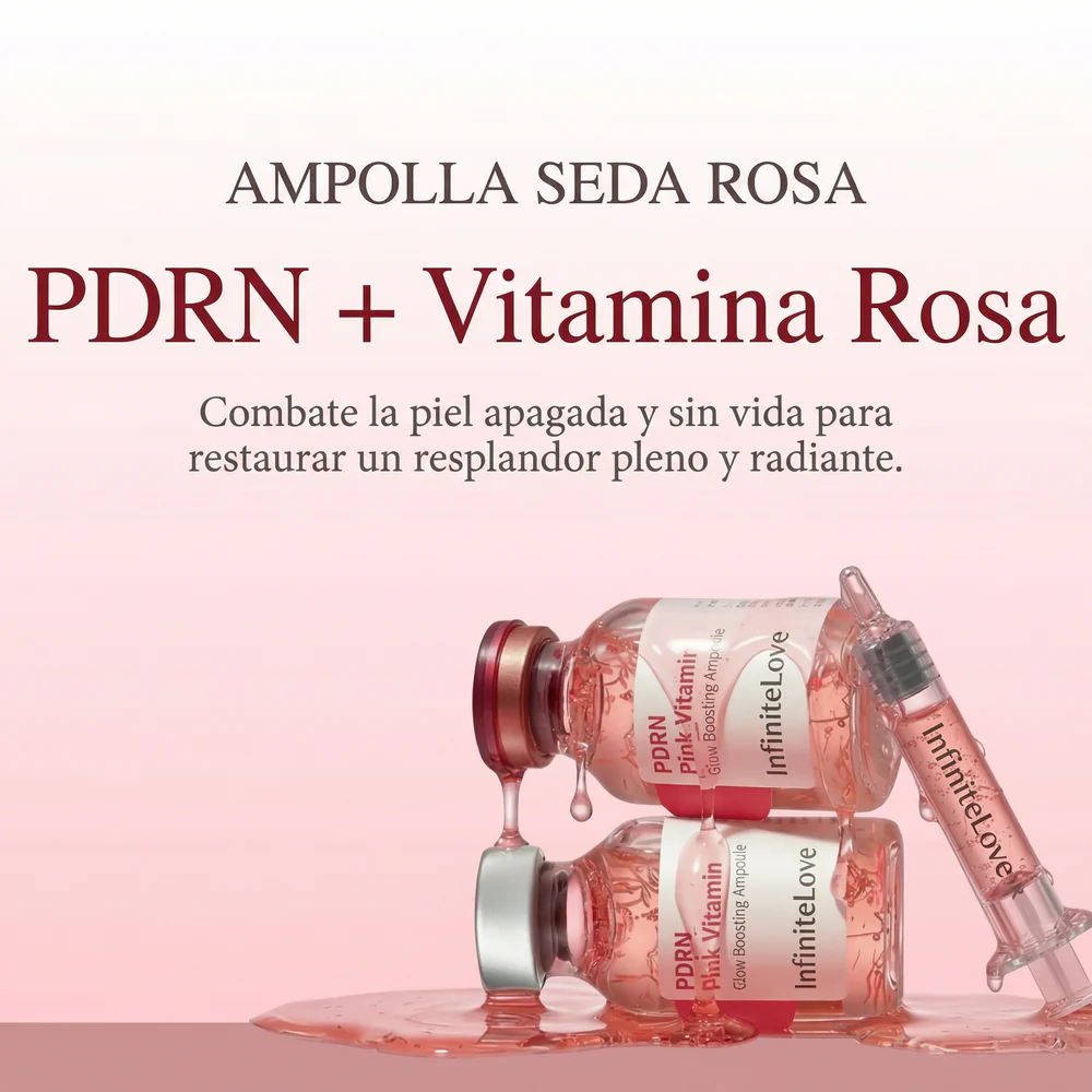 Ampolla Rejuvenecedora Pink Glow – Efecto Piel Lisa y Luminosa - Image 2