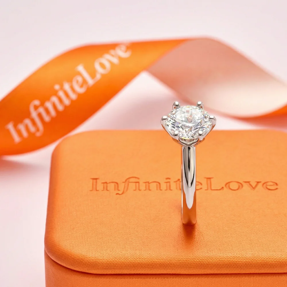 Anillo Solitario de Moissanita – Brillo Eterno - Image 3