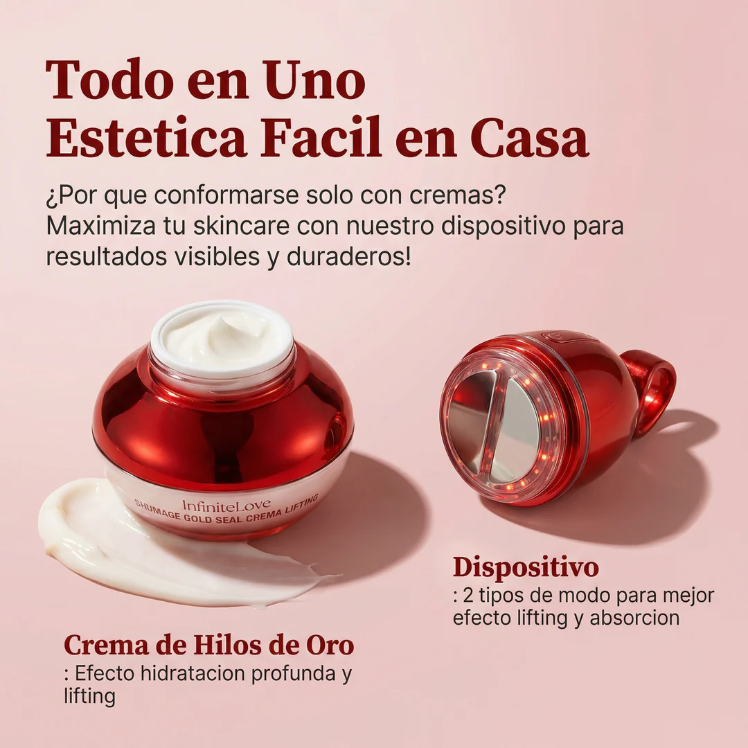 Crema Lifting con Dispositivo EMS y Luz LED – Efecto Reafirmante y Glow Profesional en Casa - Image 3