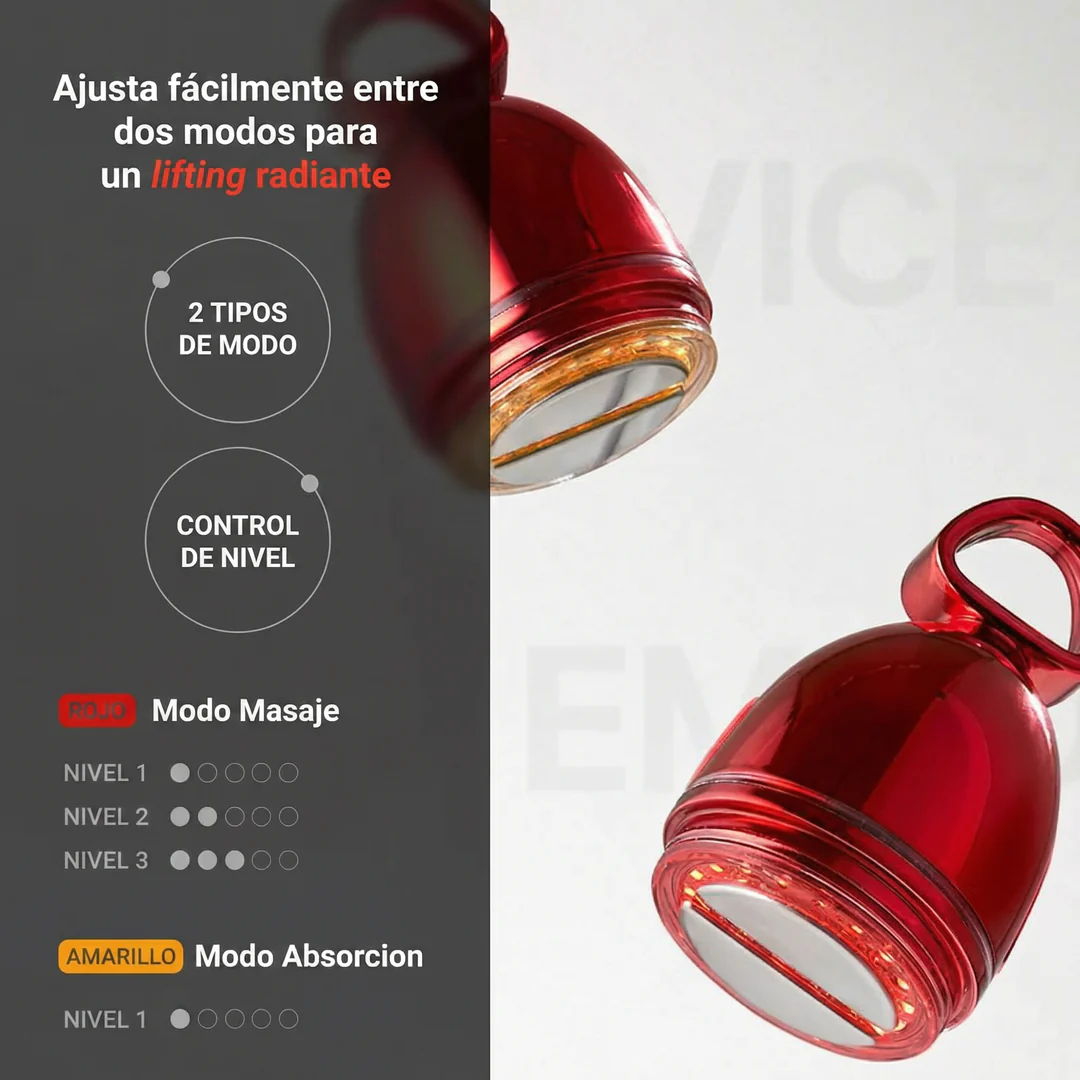 Crema Lifting con Dispositivo EMS y Luz LED – Efecto Reafirmante y Glow Profesional en Casa - Image 4