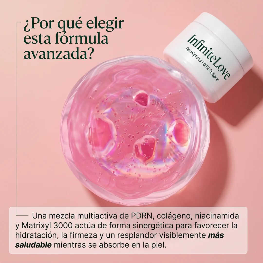 Gel Facial Reafirmante con Péptidos y PDRN – Hidratación Profunda y Efecto Glow - Image 4