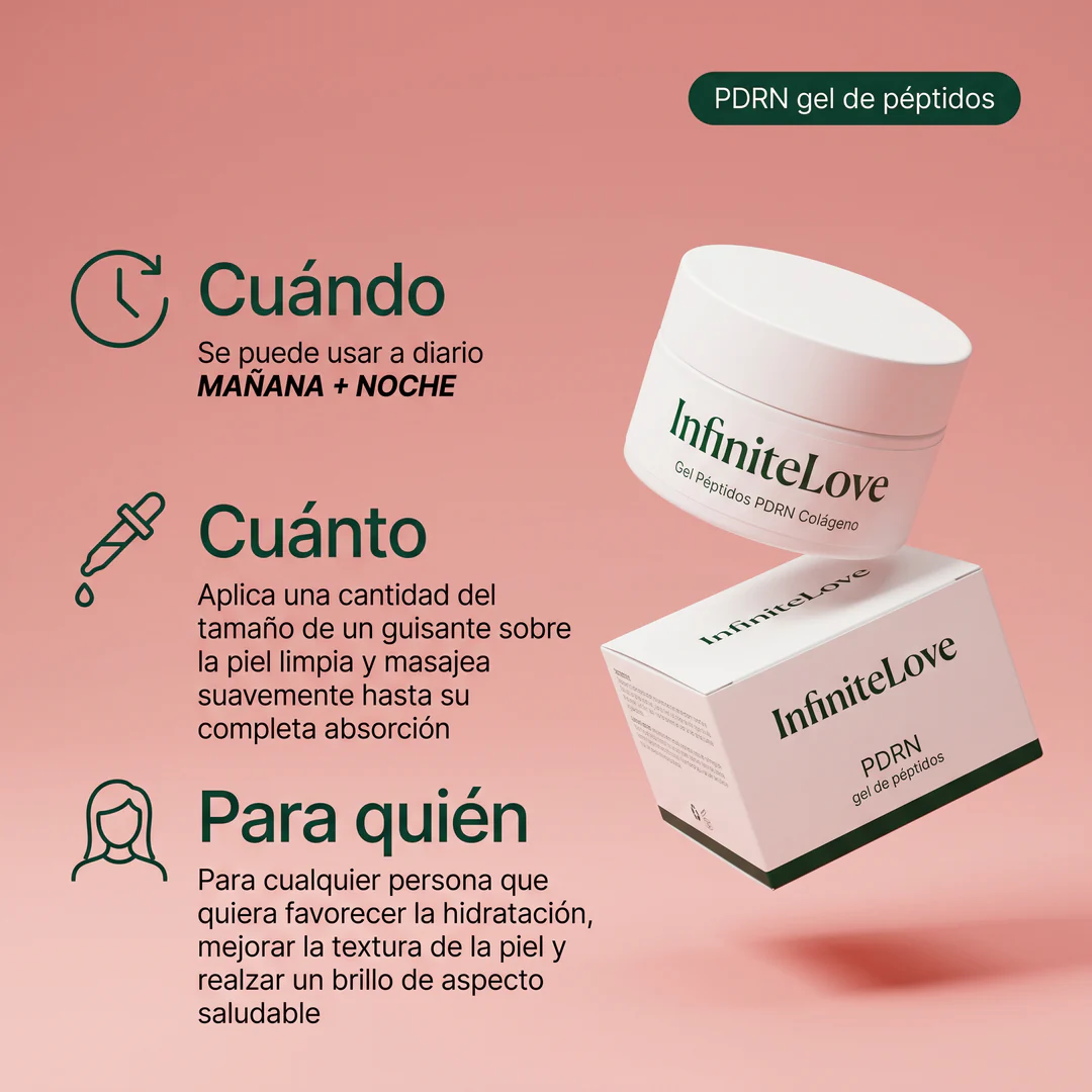 Gel Facial Reafirmante con Péptidos y PDRN – Hidratación Profunda y Efecto Glow - Image 5