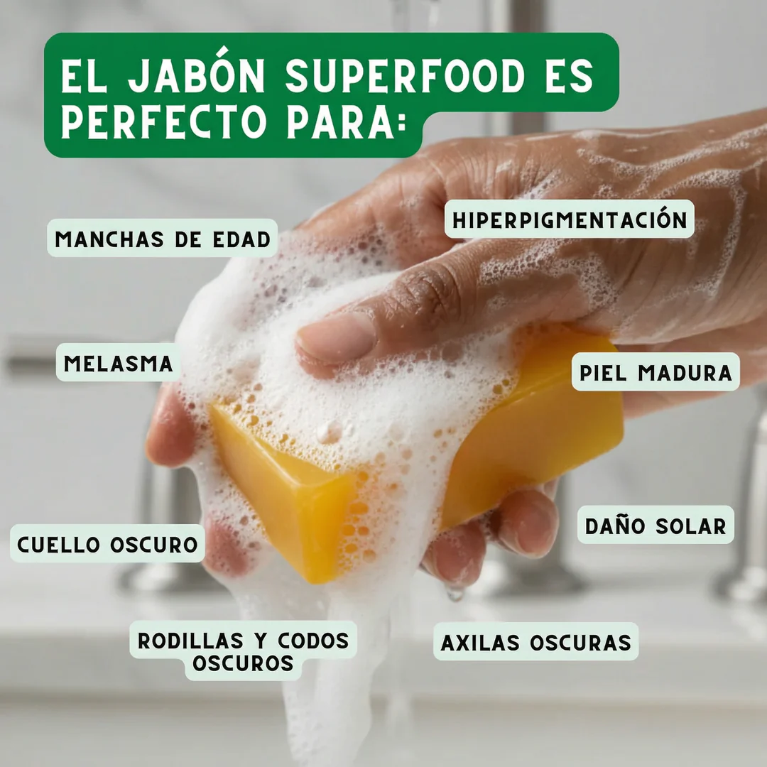 Jabón Antimanchas con Ácido Kójico y Cúrcuma – Aclara, Ilumina y Unifica la Piel - Image 2