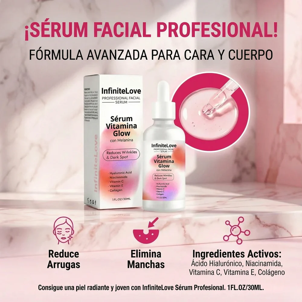 Sérum Vitamina Glow con Melanina – Unifica, Ilumina y Reduce Manchas - Image 2